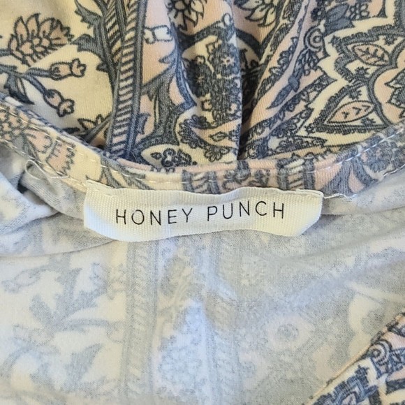 Honey Punch Dress Size L Mini Bodycon Soft - Picture 5 of 7
